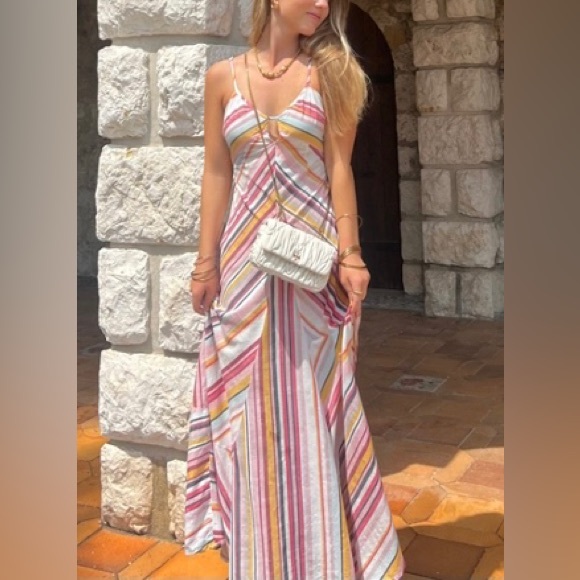 Anthropologie Stripe Maxi Dress - Picture 11 of 11